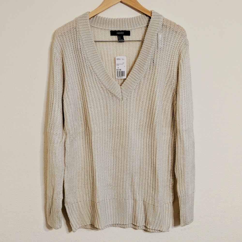 NWT Forever21 Slouchy Oversized Pullover Sweater
